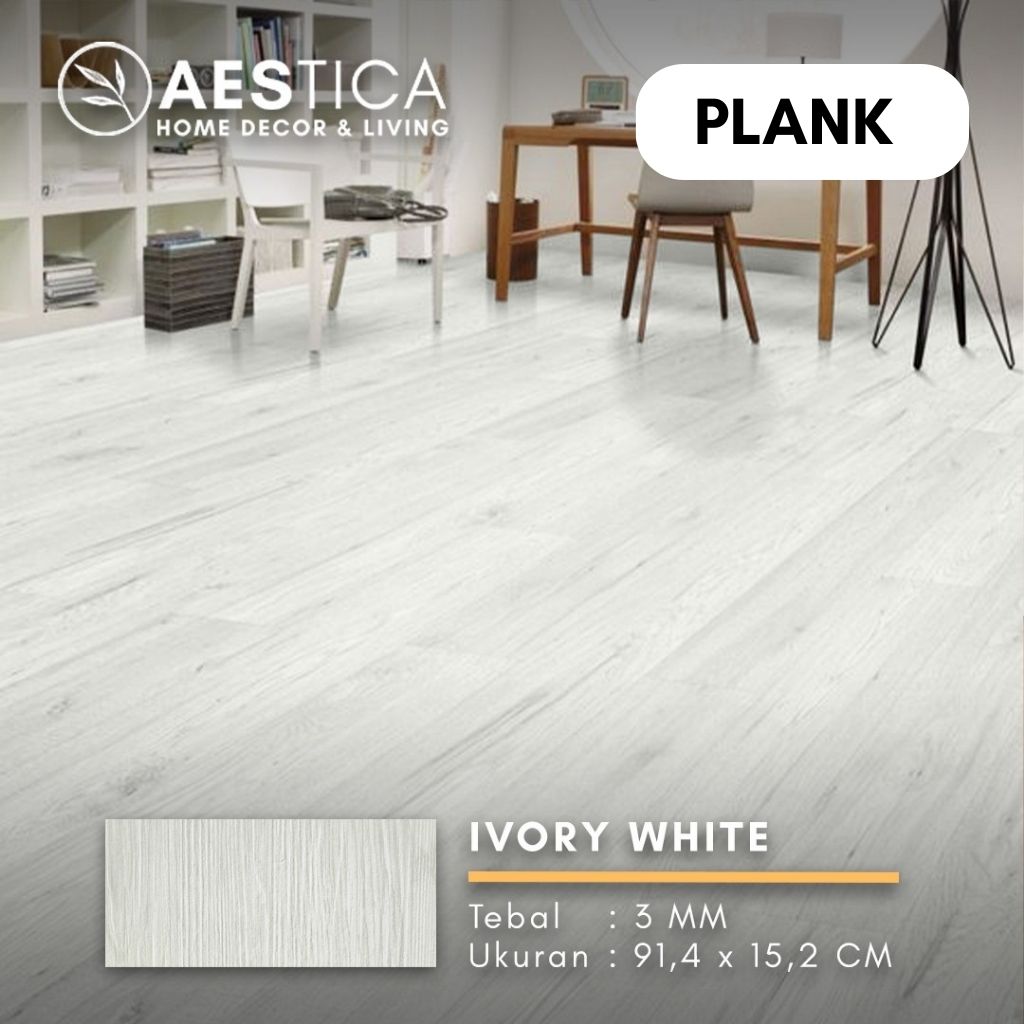 Lantai Vinyl Flooring Kayu 3MM Plank Per BOX 24PCS | AESTICA