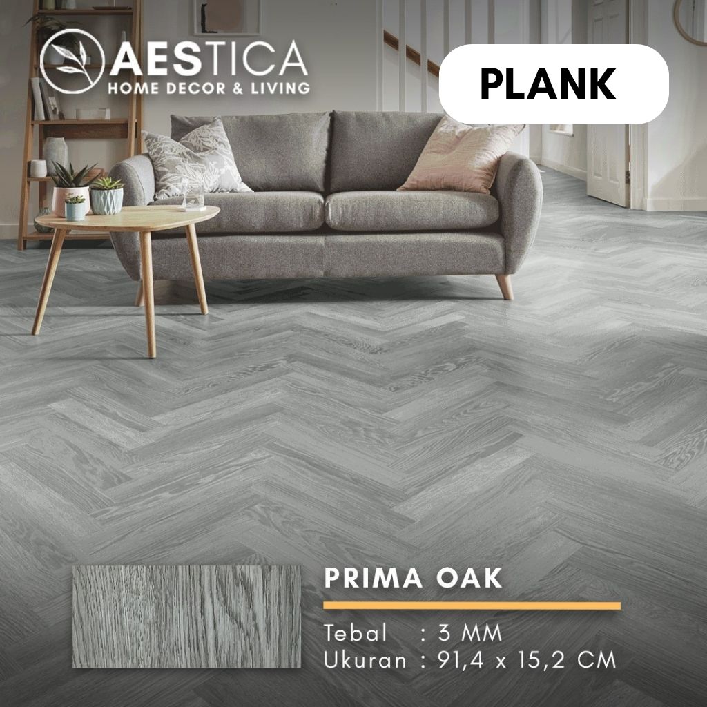 Lantai Vinyl Flooring Kayu 3MM Plank Per BOX 24PCS | AESTICA