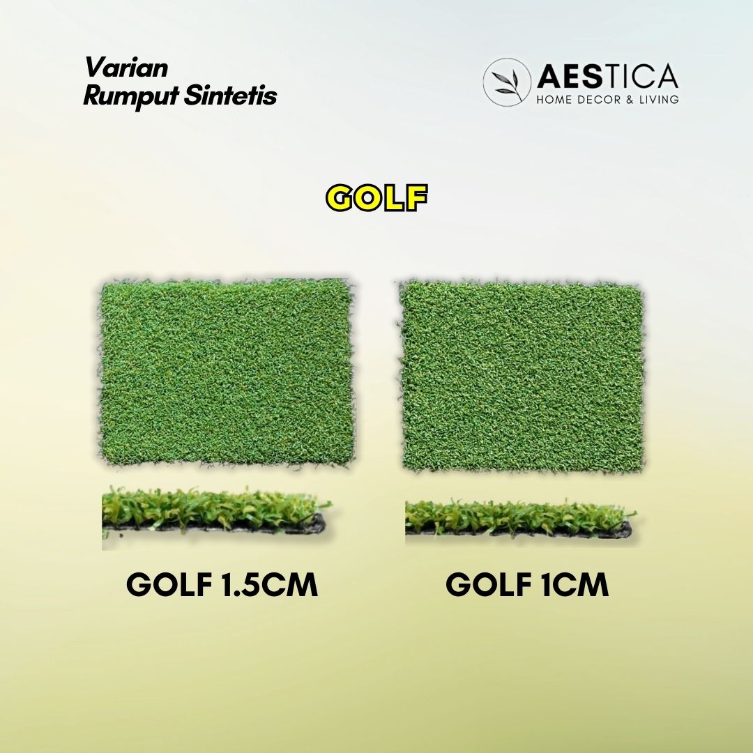 Karpet Rumput Hias Sintetis Grass Dekor Taman Golf Outdoor | AESTICA